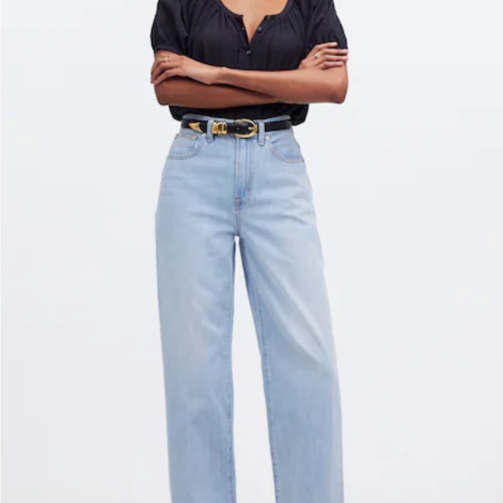 MADEWELL DENIM- perfect vintage wide leg crop